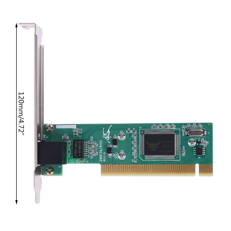 Bộ Chuyển Đổi Thẻ Mạng Lan RTL8139 10 / 100Mbps RJ45 Ethernet Cho Máy Tính PC
