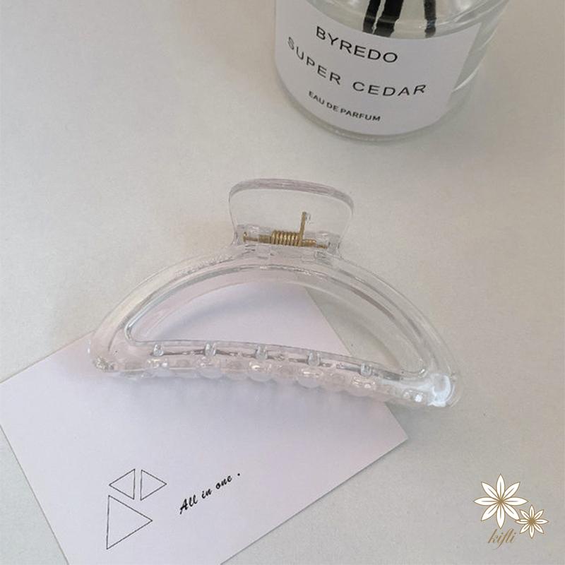 【kifli】Kẹp Tóc Trong Suốt Hình Cá Mập Phong Cách Hàn Quốc Thanh Lịch Dành Cho Nữ