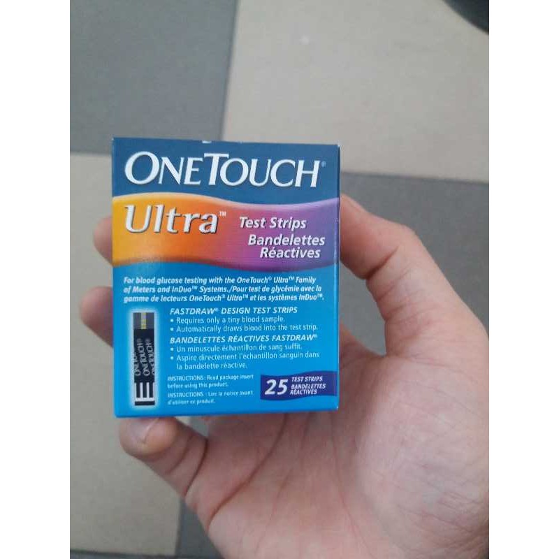 QUE THỬ TIỂU ĐƯỜNG ONE TOUCH ULTRA