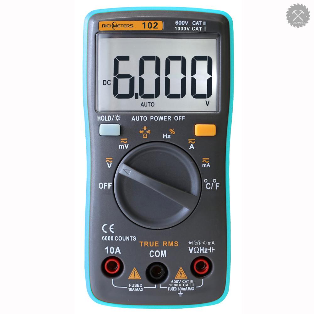 Đồng Hồ Đo Điện Áp Đa Năng Rm102 True Rms Dc Ac
