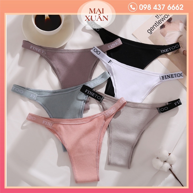 Quần lót nửa mông dây viền chữ dáng thể thao cao cấp sexy - Kho Sỉ Mai Xuân