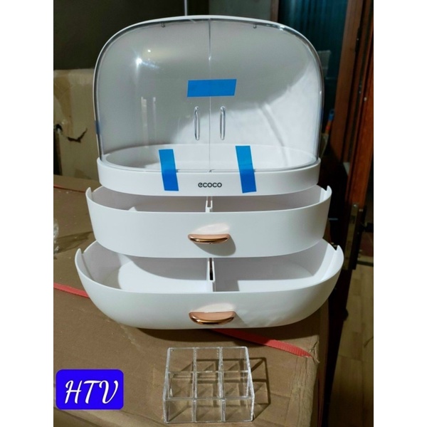 ⭐[DEA L SỐC]Rẻ vô địch Tủ đựng mỹ phẩm có nắp ecoco cao cấp E2013..