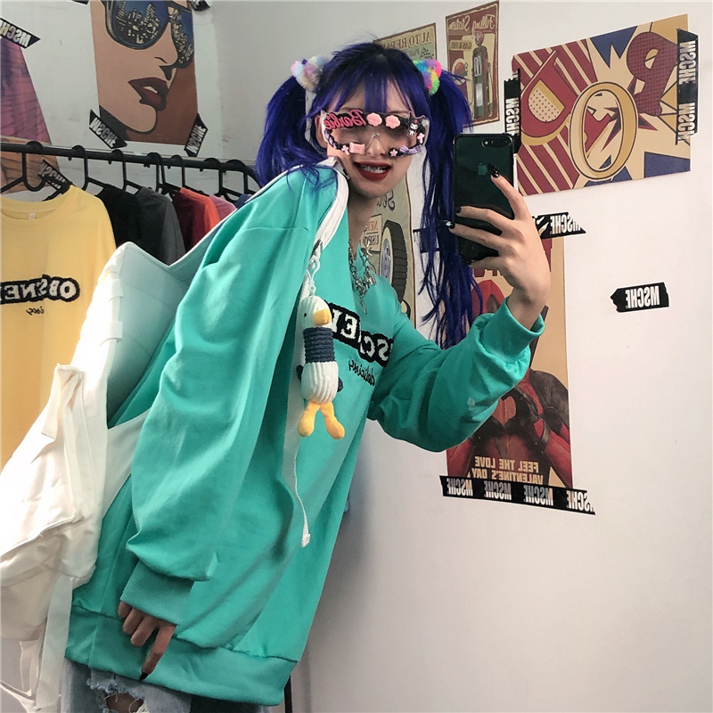 Áo Thun Tay Dài Thiết Kế Đơn Giản Trẻ Trung Hợp Thời Trang 228101 Áo Khoác Dáng Rộng Thêu Chữ Cá Tính Trẻ Trung | BigBuy360 - bigbuy360.vn