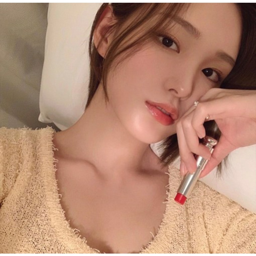 Son Dưỡng Dior 025 Seoul Scarlet,Màu Đỏ Cam,Phiên Bản Chuẩn Á Đông,Dòng Son Chuyên Dưỡng,Dior 025 Cho Màu Sắc Tự Nhiên