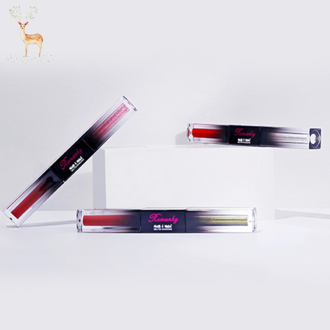 (Hàng Mới Về) Son Bóng Hai Đầu Dạng Lỏng Trang Điểm Tự Nhiên Lâu Trôi Chống Thấm Nước | BigBuy360 - bigbuy360.vn