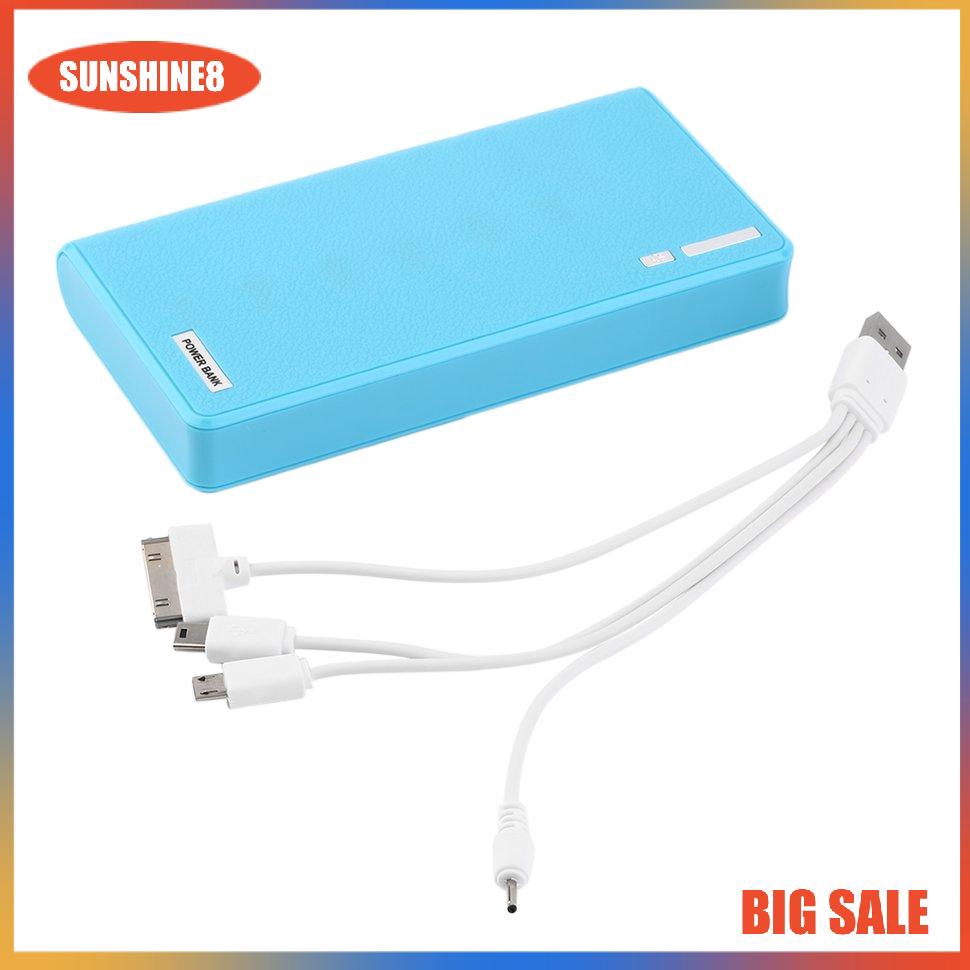 Pin sạc dự phòng hai cổng USB có đèn LED 13000mAH tiện dụng