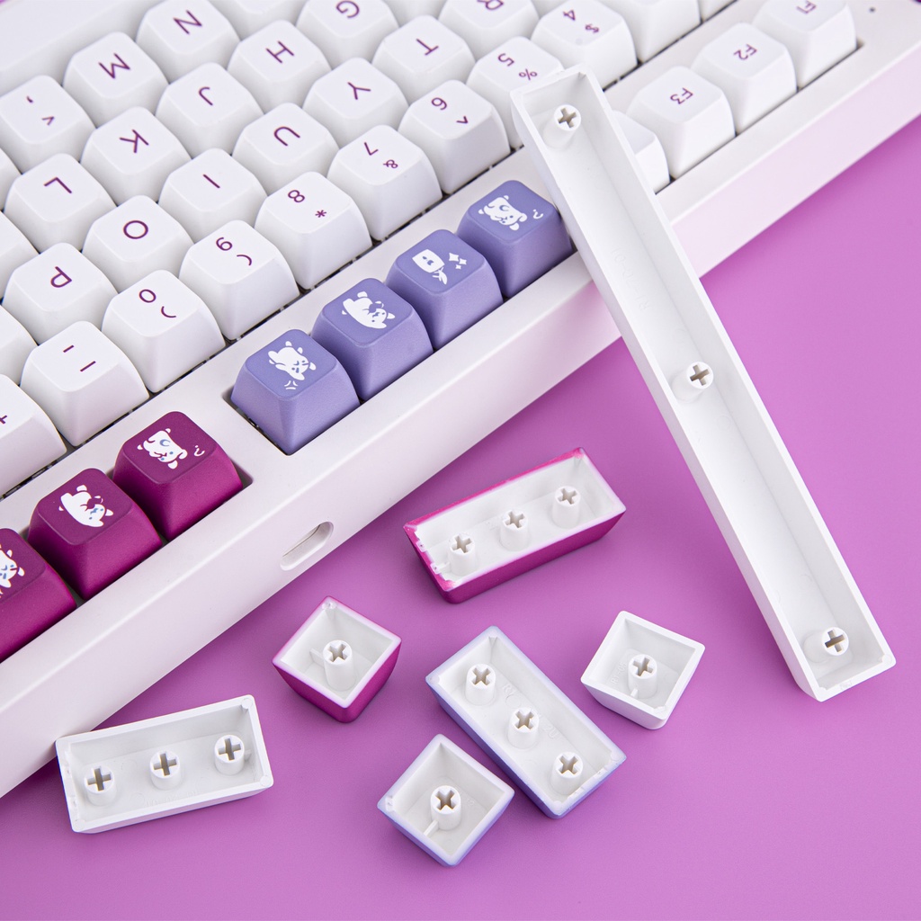 Bộ Bàn Phím Cơ Chơi Game 144 Phím Cho Cherry Mx Gateron Kailh 64 / 68 / 87 / 96 / 980 / 104 / 108