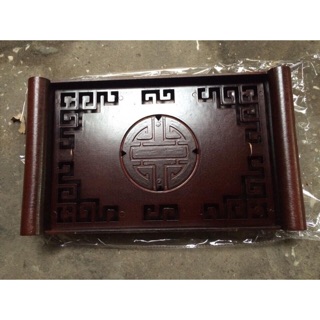 Khay trà giả gỗ