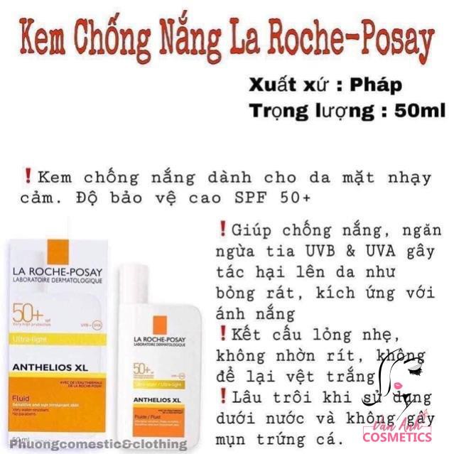 Kem Chống Nắng La Roche-Posay Anthelios Shaka Fluide SPF 50+ 50ml