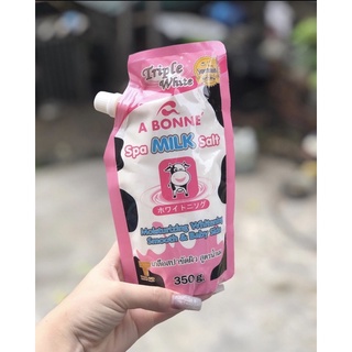 Muối Tắm Trắng Da Sữa Bò Spa Milk Salt A-Bonne’ Thái Lan 350gr