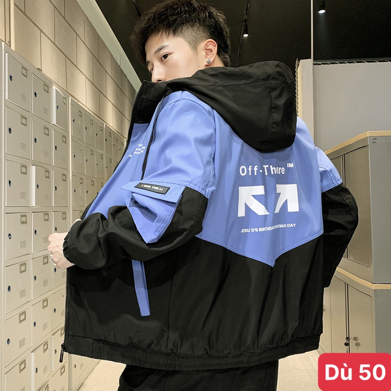 Áo khoác dù nam có nón chất liệu dù gió 2 lớp cao cấp dáng from bóng chày bomber đẹp ADOSHOP8 Nhiều mẫu mới