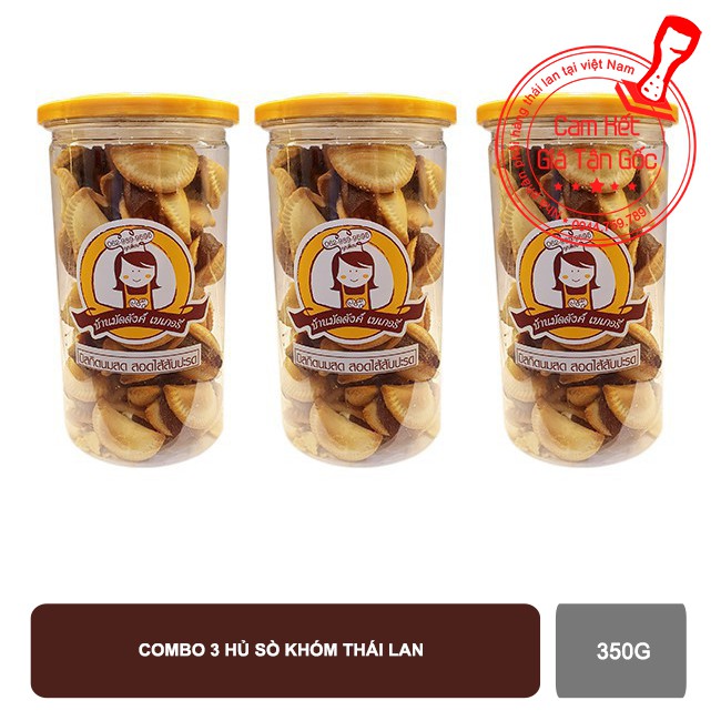 Combo 3 hủ sò khóm kẹp dứa thái lan