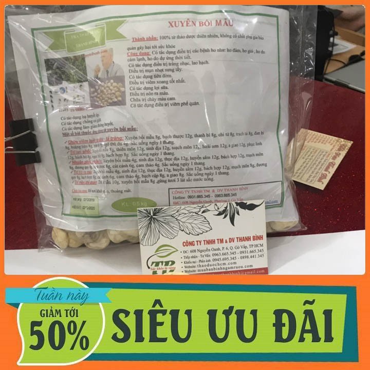 Xuyên Bối Mẫu 100gr  - Cây Thuốc Nam Trị Bệnh