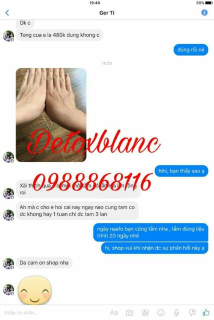 COMBO TẮM Ủ TRẮNG DA DETOX BLANC | BigBuy360 - bigbuy360.vn
