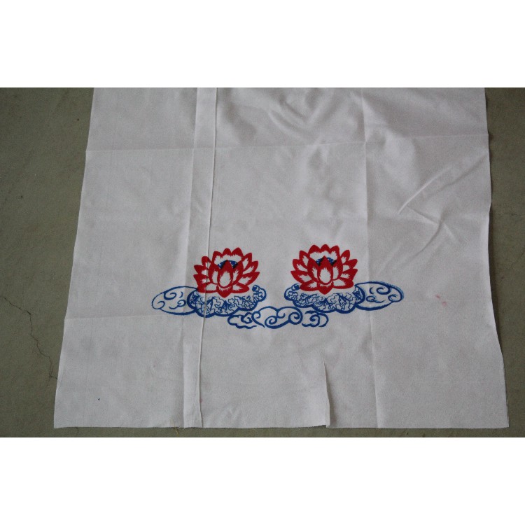 Bộ 3 Tấm Vải Cotton Thêu Họa Tiết Hoa Sen Mandala 11111