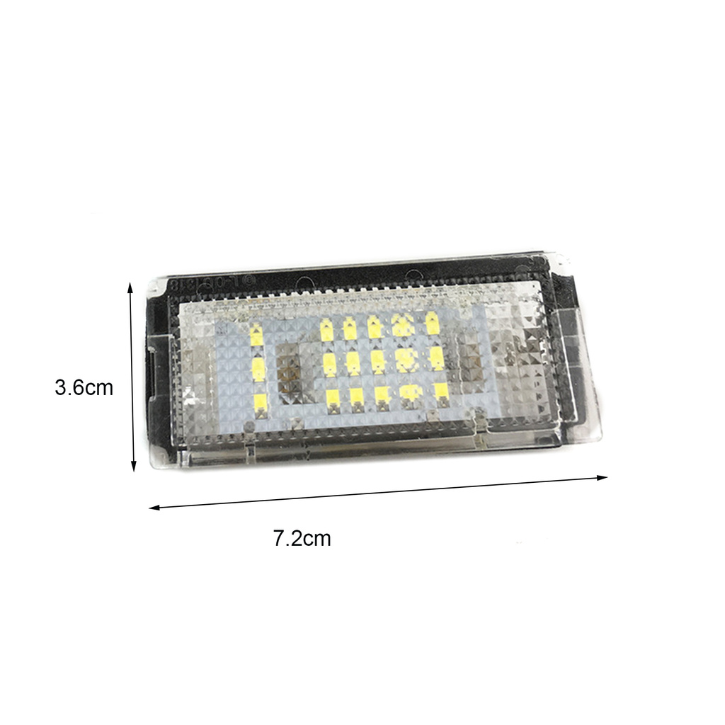 Bộ 2 Đèn Led Chiếu Sáng Biển Số Xe Cho Bmw E46 4d (98-03)