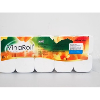 giấy vệ sinh vinaRoll ( 10 cuộn, không lõi)
