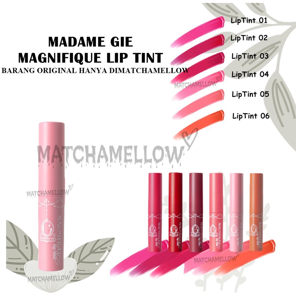 (hàng Mới Về) Son Tint Madame Gie Magnifique Màu Xanh Lá