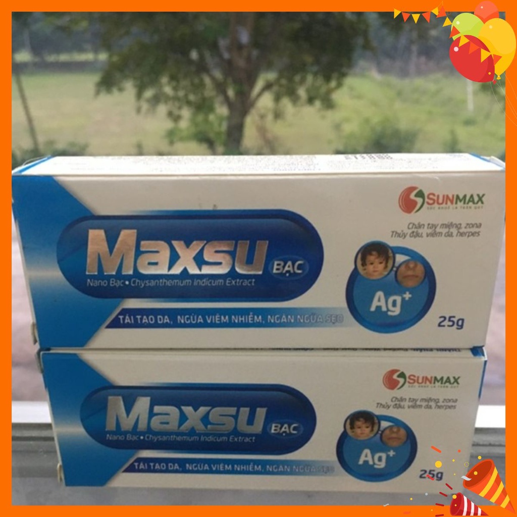 - GEL MAXSU Bạc Kích Thích Tái Tạo Da Làm Mờ Sẹo- Túyp 25 g