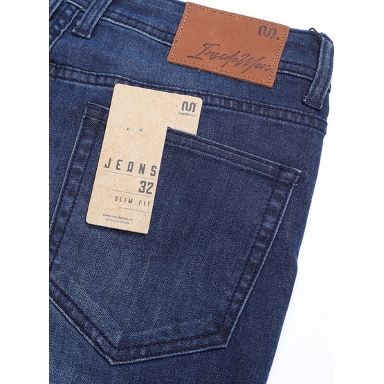 Quần jean nam INSIDEMEN ống đứng phom dáng Slim Fit vừa vặn thoải mái chất bò co dãn IJN01601