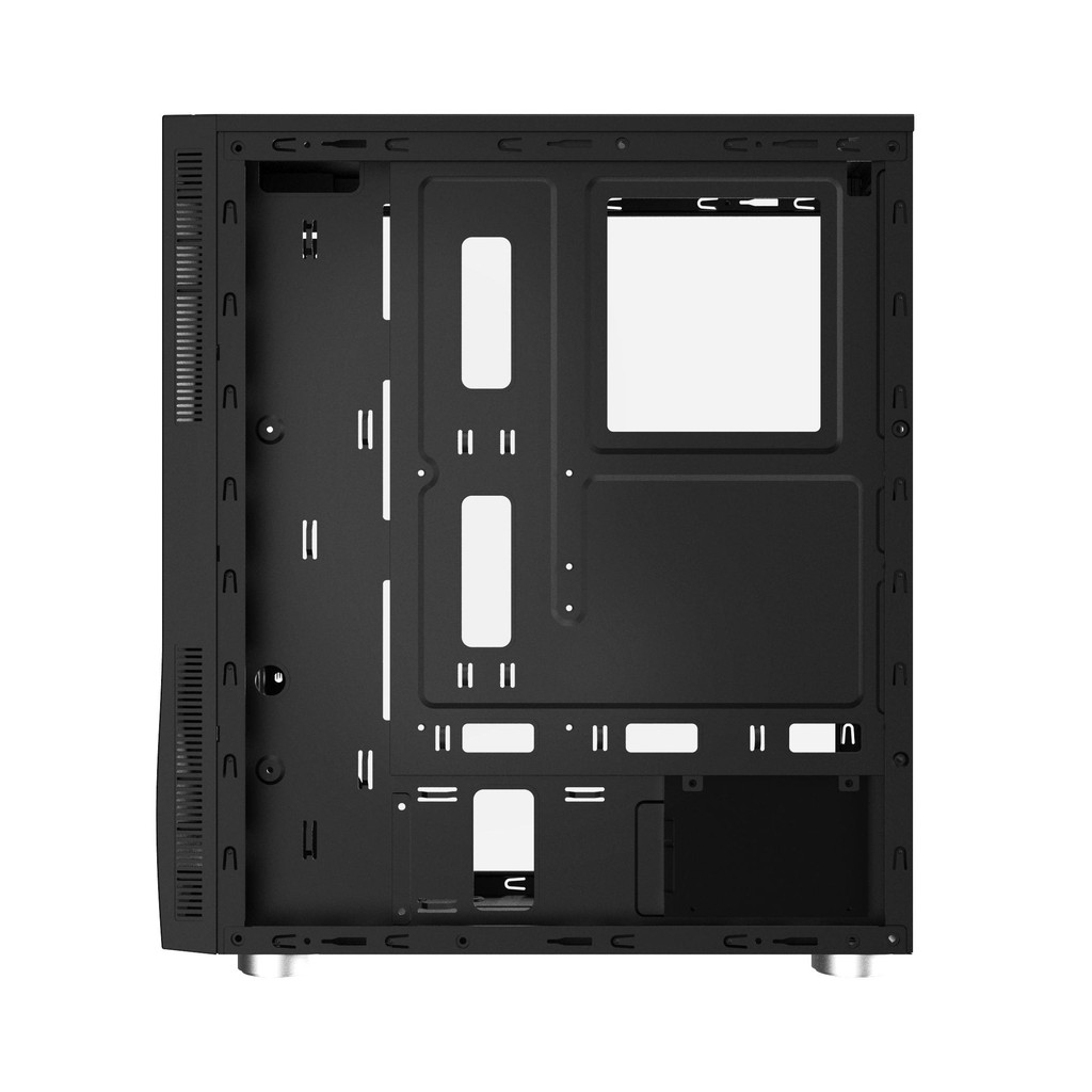 Vỏ Case Xigmatek EROS  - RGB STRIP, GAMING ATX New chính hãng Dải Led RGB, Mặt hông kính cường lực