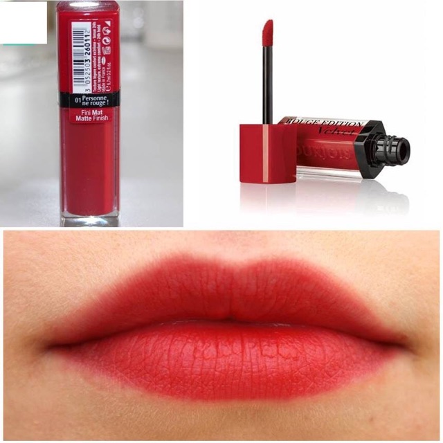 🔥Sale Son Bourjois Rouge Edition Velvet màu 01