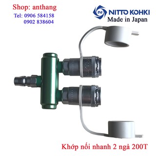 Khớp nối nhanh hai ngả 200T - Nitto
