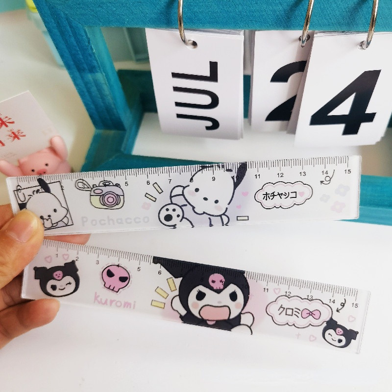 Thước Đo 15cm Bằng Acrylic Dễ Thương