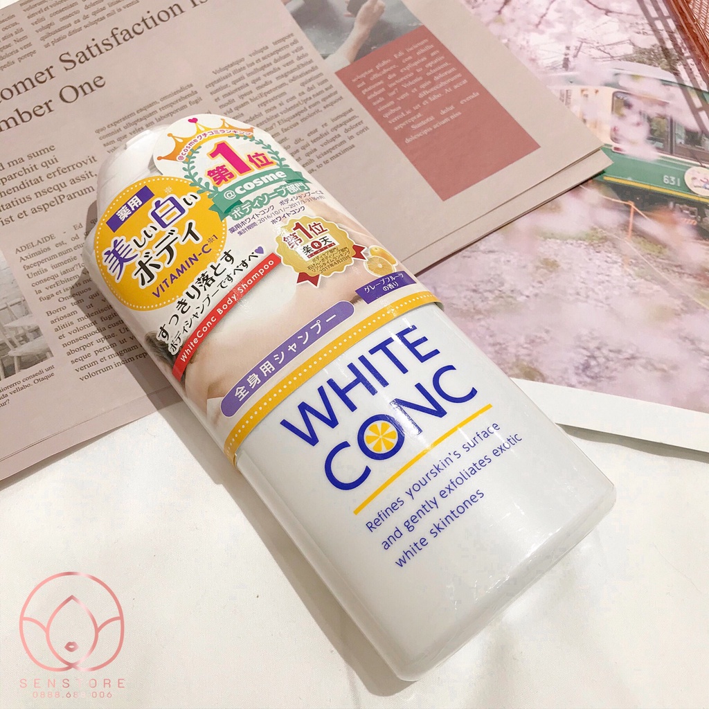 SỮA TẮM TRẮNG WHITE CONC BODY VITAMIN C 360ml