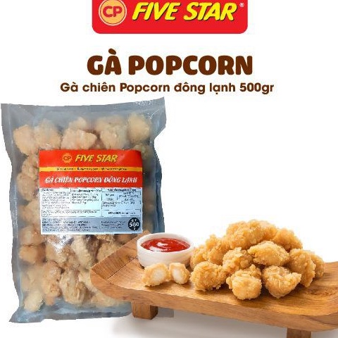 Gà viên popcorn chiên giòn 500g