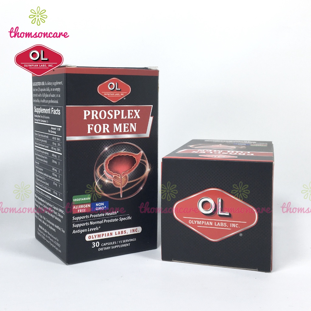Prosplex For Men giảm phì đại tiền liệt tuyến cho nam giới, từ Olympian Labs, Nhập khẩu từ Mỹ tốt sinh lý nam