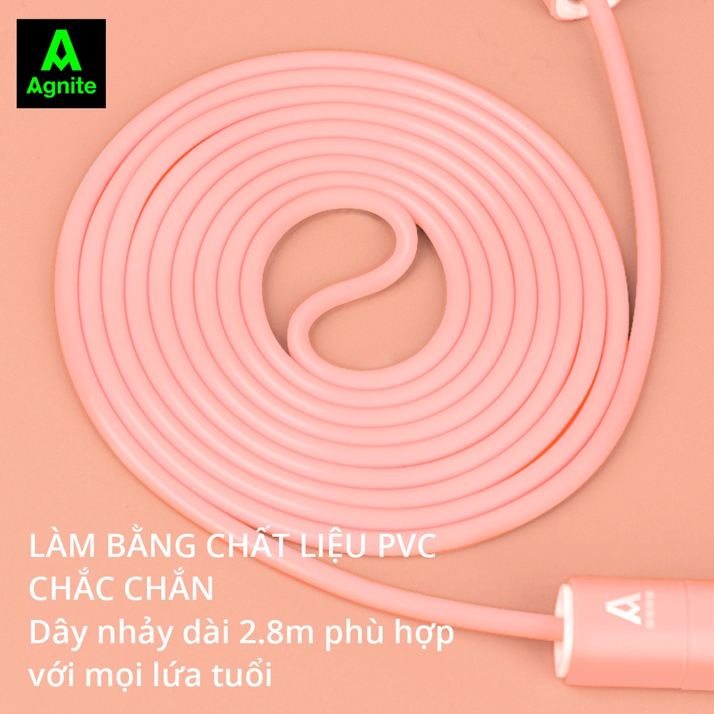 Dây nhảy thể lực đàn hồi không dây - dây 2 trong 1 có thể thay thế dây - phù hợp nhiều không gian - tập gym,yoga - F4143