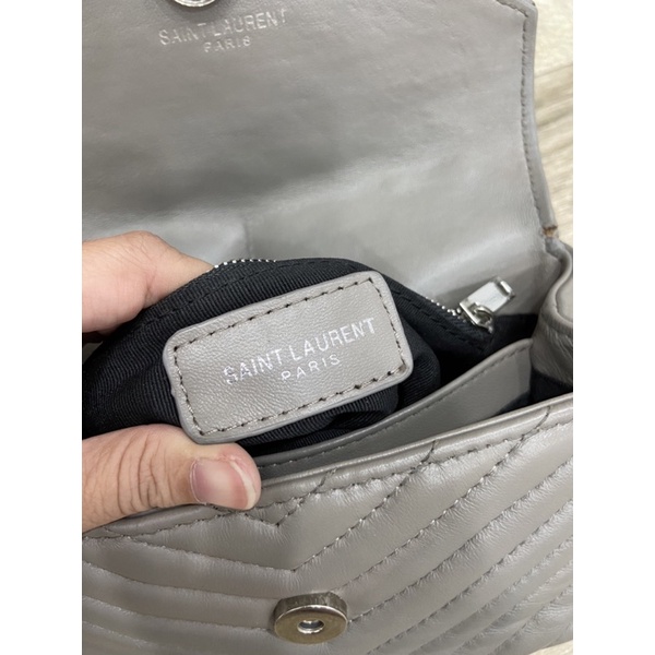 Túi si da thật YSL mini
