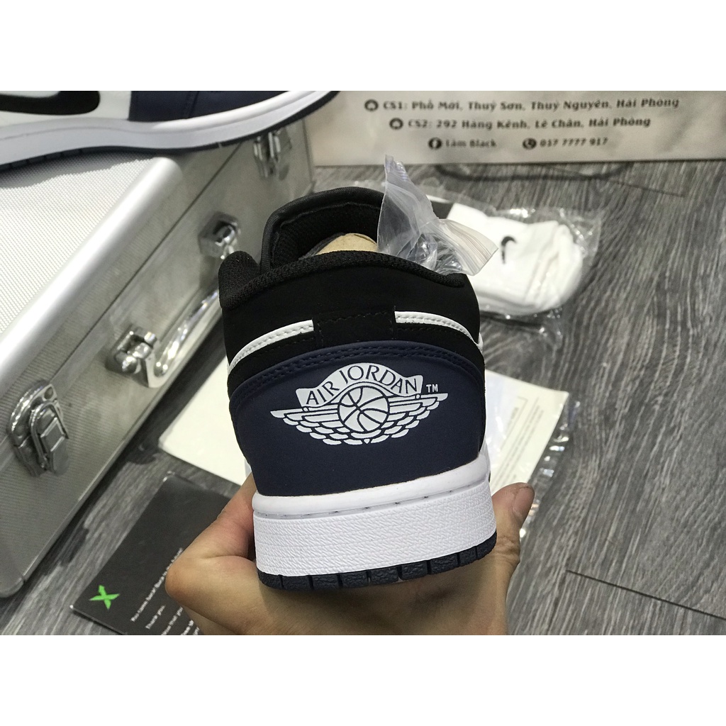 Siêu Phẩm Giày Thể Thao Sneaker JD Xanh Than Navy Thấp Cổ Siêu Hot Cao Cấp Ảnh Thật + freeship + Tặng Tất