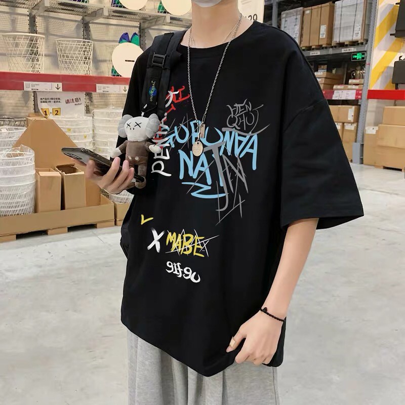 [Mã SKAMA06 giảm 8% tối đa 50K đơn 250K] Áo thun tay lỡ unisex form rộng MABE nam nữ phong cách ulzzang wind | BigBuy360 - bigbuy360.vn