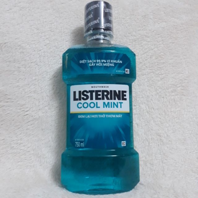Nước Súc Miệng Listerine Bạc Hà The Mát Cool Mint Chai 250ml/ 750ml