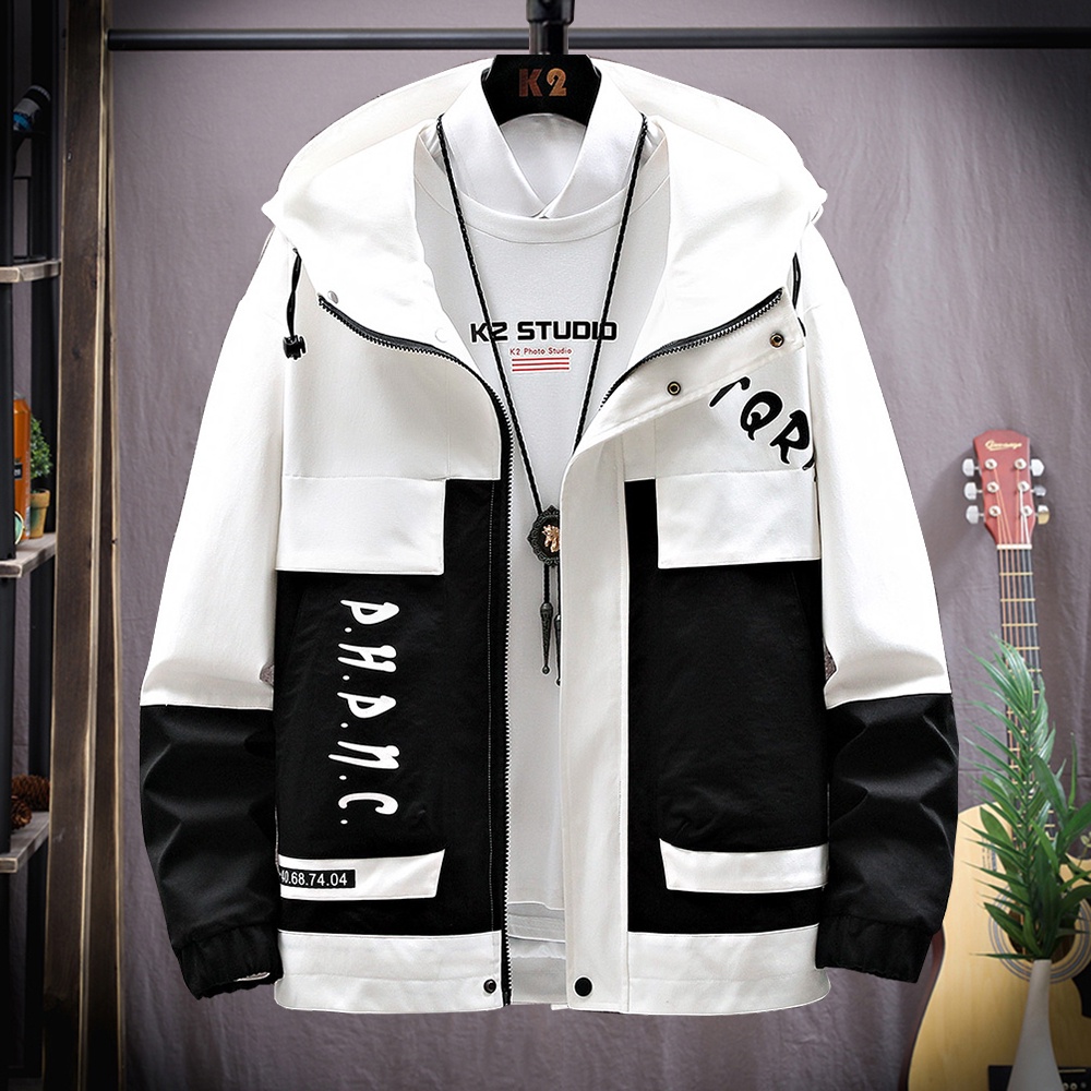 Bộ Quần Áo Thu Đông Nam Áo Khoác Nhẹ Khoá Kéo Phối Màu Thanh Lịch Kèm Quần Jogger Bo Gấu ZENKODLMEN SET NAM 90000133