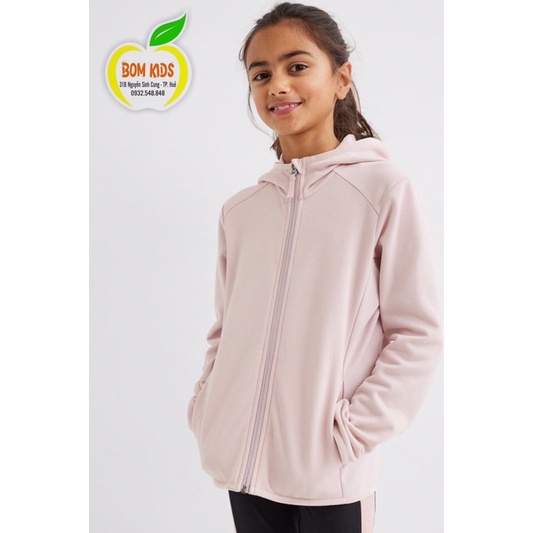 Áo khoác H&M thể thao bé gái đại hàng Cambodia xuất dư xịn