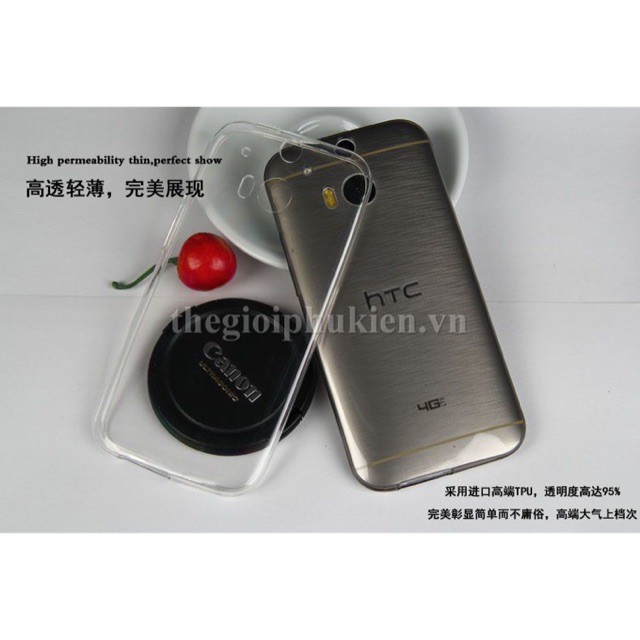Ốp dẻo trong HTC M8