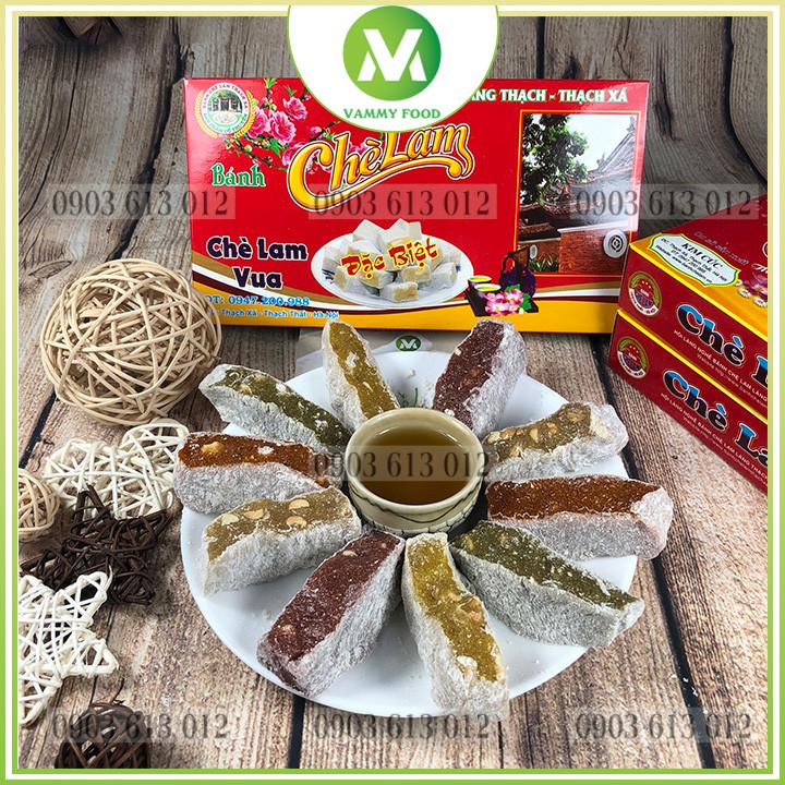 5 hộp chè lam Thạch Thất, Đặc sản Hà Nội làm quà biếu chính hãng (LOẠI 500g)