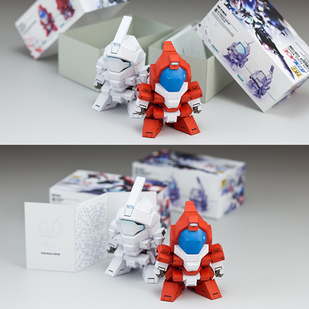 Mô hình giấy Robot SD 5cm Gundam ver 3