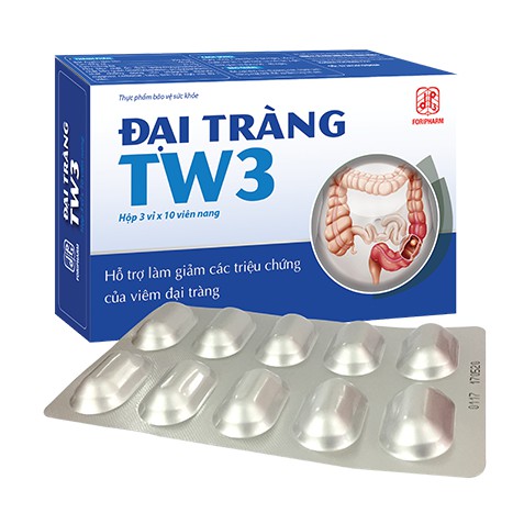 Đại tràng TW3 – Hỗ trợ điều trị viêm đại tràng, giảm rối loạn tiêu hóa (Hộp 20 viên)