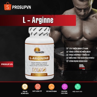 L Arginine ( 1000mg 60 Viên )  Sowelo Nutrition - Hỗ trợ Cải Thiện Sức khỏe