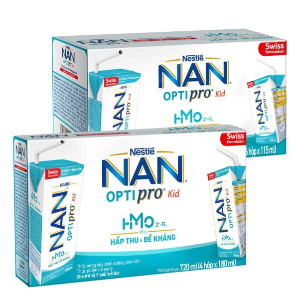 Sữa NAN Optipro 185ml - Lốc 4 hộp