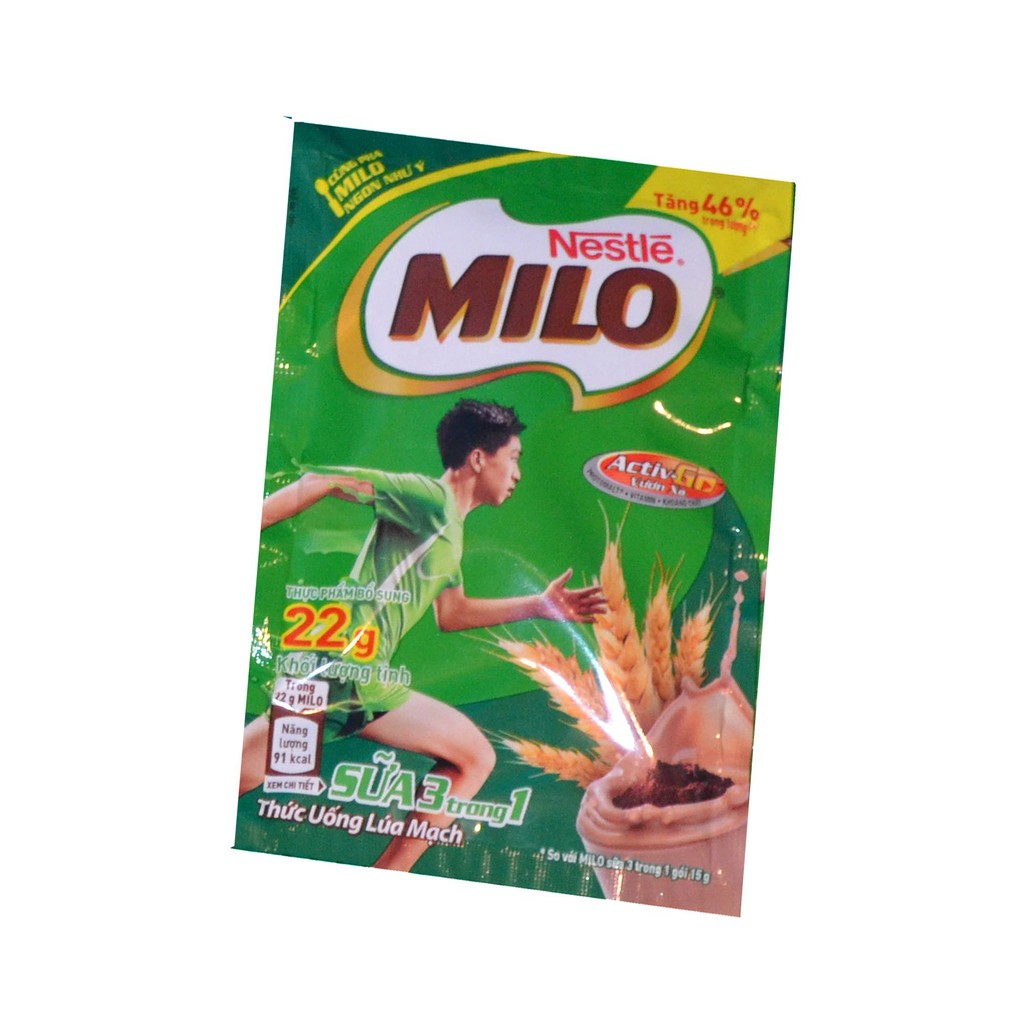 Sữa Milo Active Go Lúa Mạch Gói 22gr | BigBuy360 - bigbuy360.vn