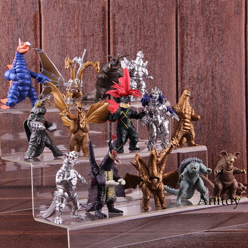 Set 14 mô hình đồ chơi nhân vật godzilla