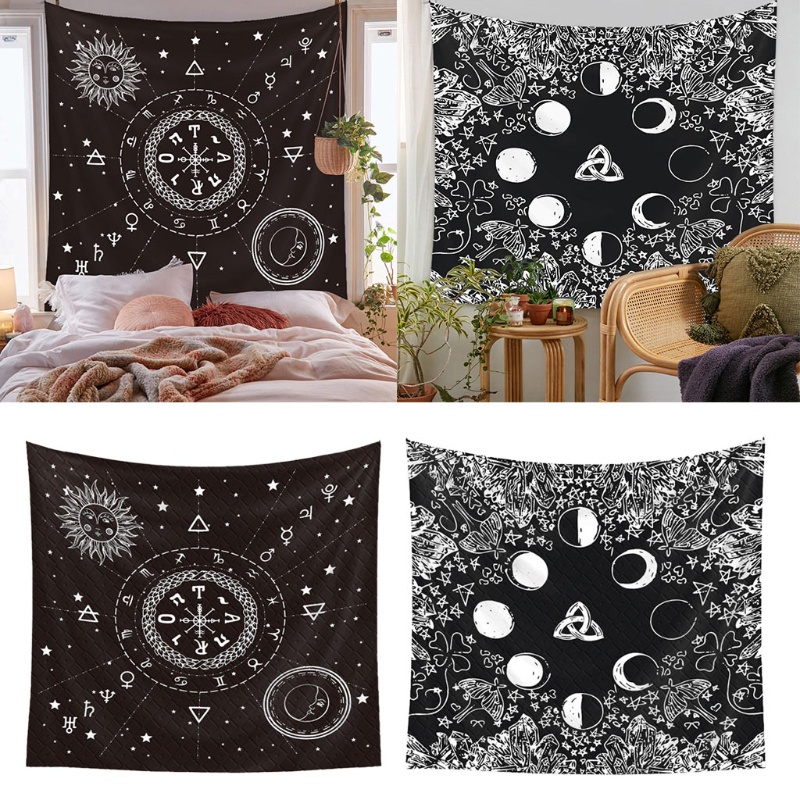 Thảm Trải Bàn Bài Tarot Altar Tarot Psychedelic Độc Đáo