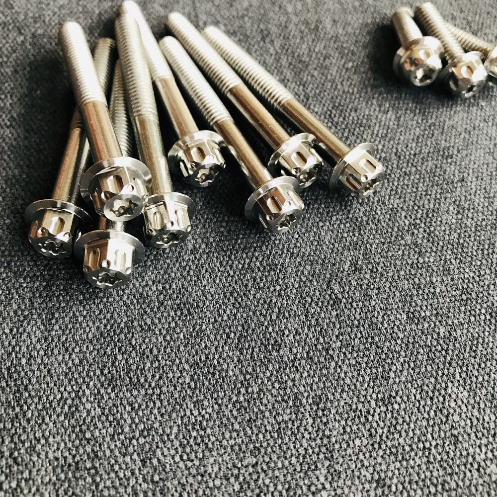 [TRANG TRÍ] Bộ ốc lốc máy INOX kiểu SALAYA gắn xe EXCITER 135 đời từ 2011 đến 2014