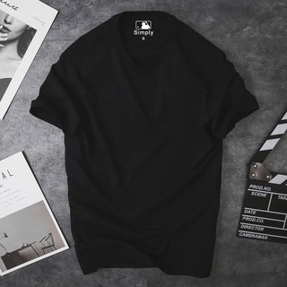 Áo thun nam trơn tay ngắn,cổ tròn dáng unisex tay ngắn Basic Tee phông trơn nam nữ