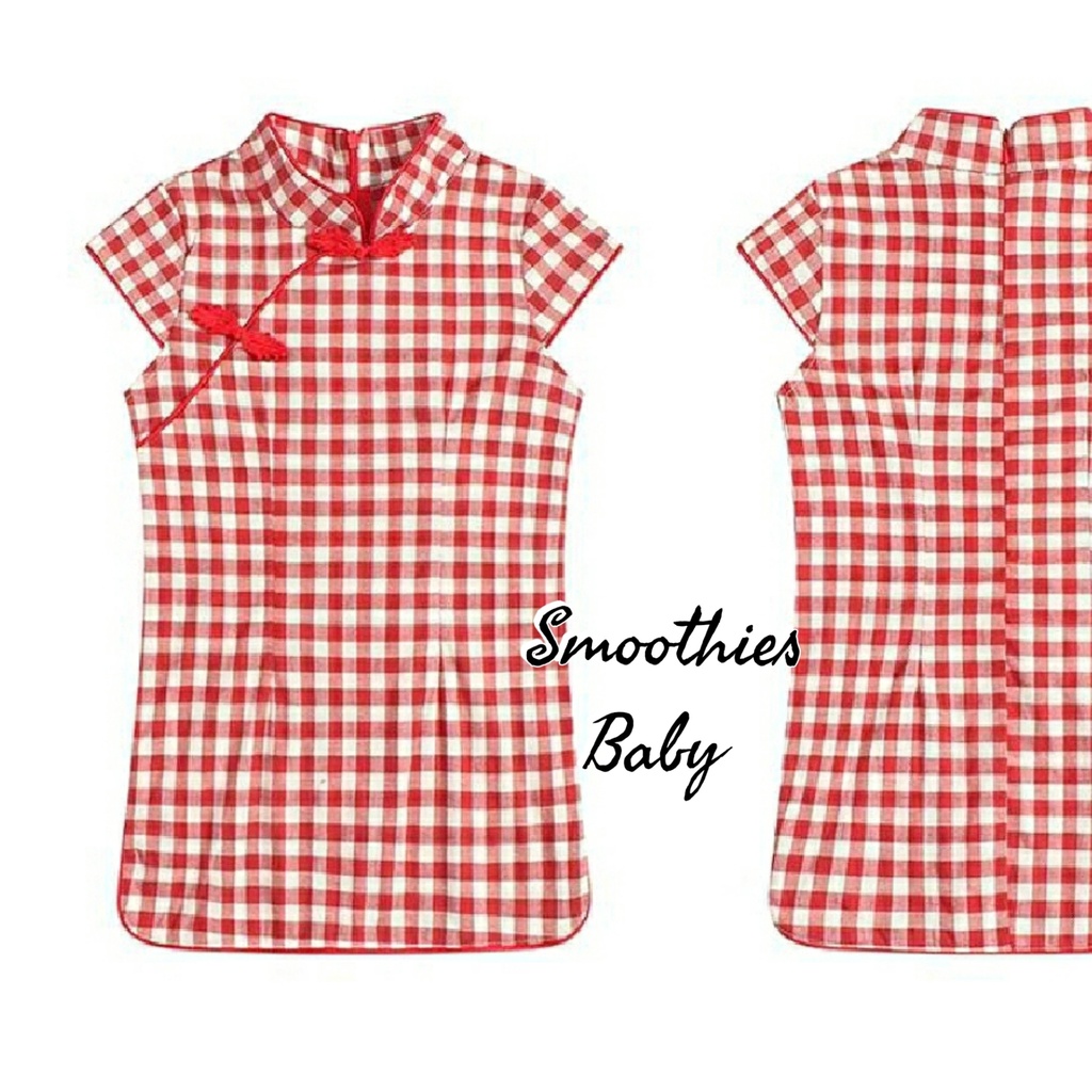 ÁO SƯỜN XÁM CÁCH TÂN BÉ GÁI SIÊU XINH - Đầm kiểu trung hoa 15-23 kg